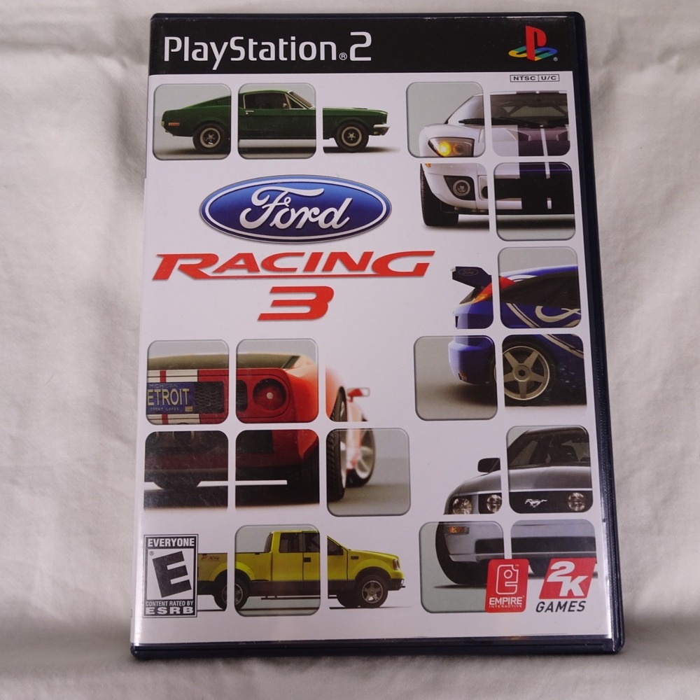 Ford Racing 3 Play Station 2 Game with Manual